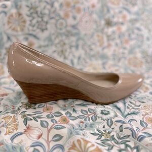 Cole Haan - Grand OS Nude Patent Wedge Pumps in Size 11 - New without box
